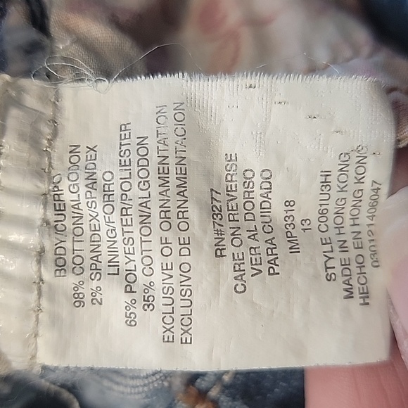 Candies Jeans, Size 13, Sequin Embellished with Distressing. Flared/Bell Bottom - Picture 13 of 13